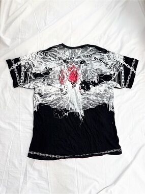 Artful Dodger “Watching You Watching Them” Y2K Oversized Graphic Tee